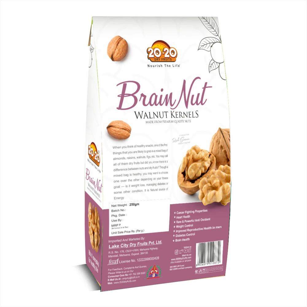 Brain Nut Walnut Kernels 250g | 2020 Dry Fruits – Premium Quality Dry Fruit - Image 2