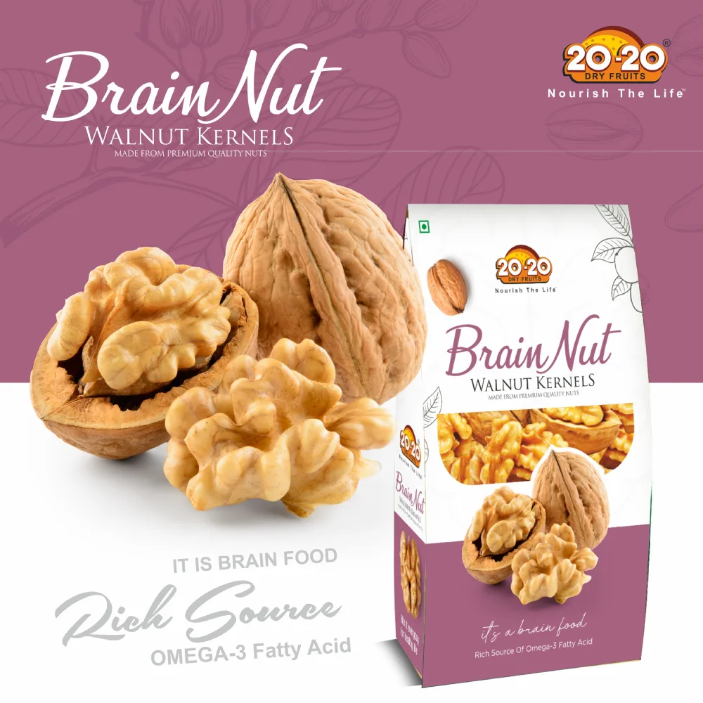 Brain Nut Walnut Kernels 250g | 2020 Dry Fruits – Premium Quality Dry Fruit - Image 3