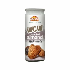 Buy roasted almonds online – Black Pepper 150g pack