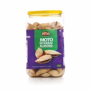 Moto Sitarbai Kagzi badam 500g pack – premium almonds