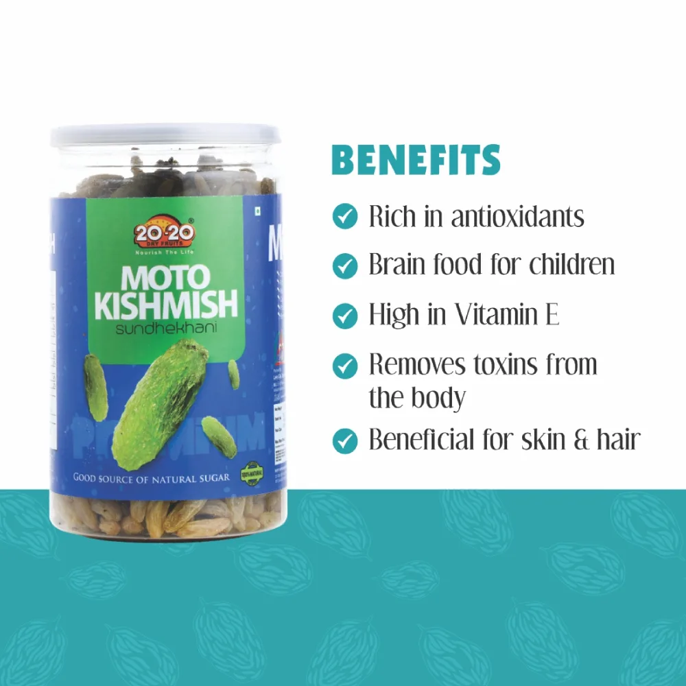 Moto Kishmish Sundhekhani 500g | 2020 Dry Fruits – Rich in Iron - Image 2