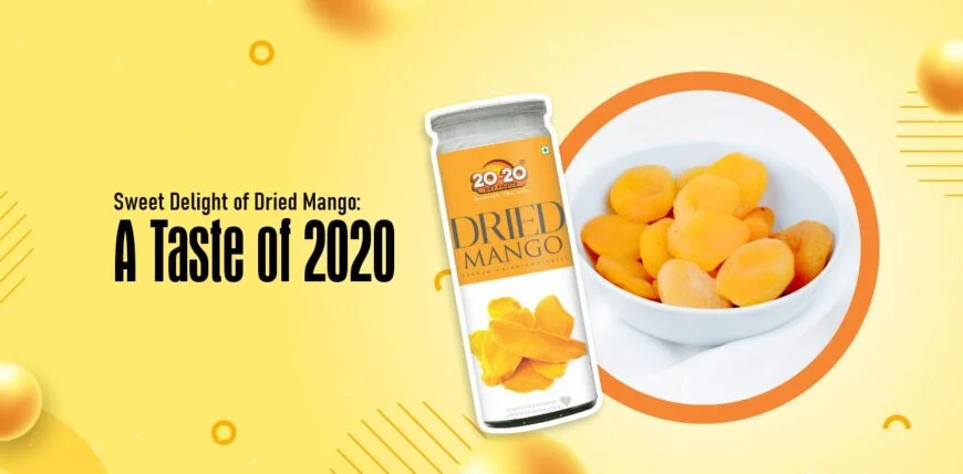 Tropical fruit snack dried mango slices in a bowl