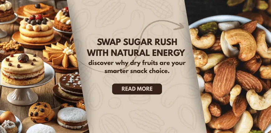 Replace Sugary Snacks with Dry Fruits for a Healthier Lifestyle