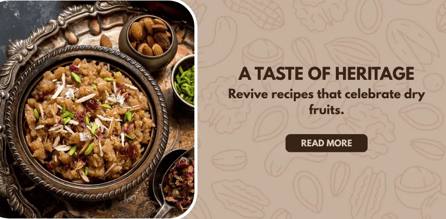 Dry fruits in Indian recipes – almonds, raisins, and cashews in traditional cooking