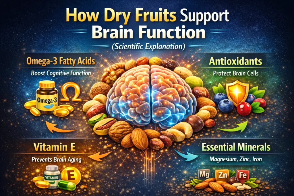 How Dry Fruits Support Brain Function