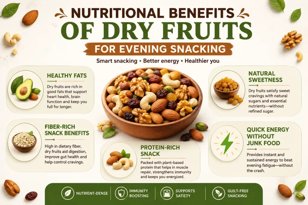 Nutritional Benefits of Dry Fruits for Evening Snacking