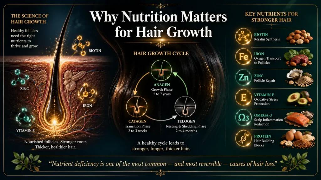 Why Nutrition Matters for Hair Growth and Thickness
