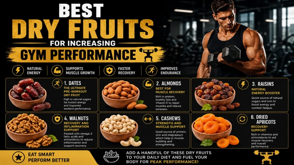 Best Dry Fruits for Increasing Gym Performance