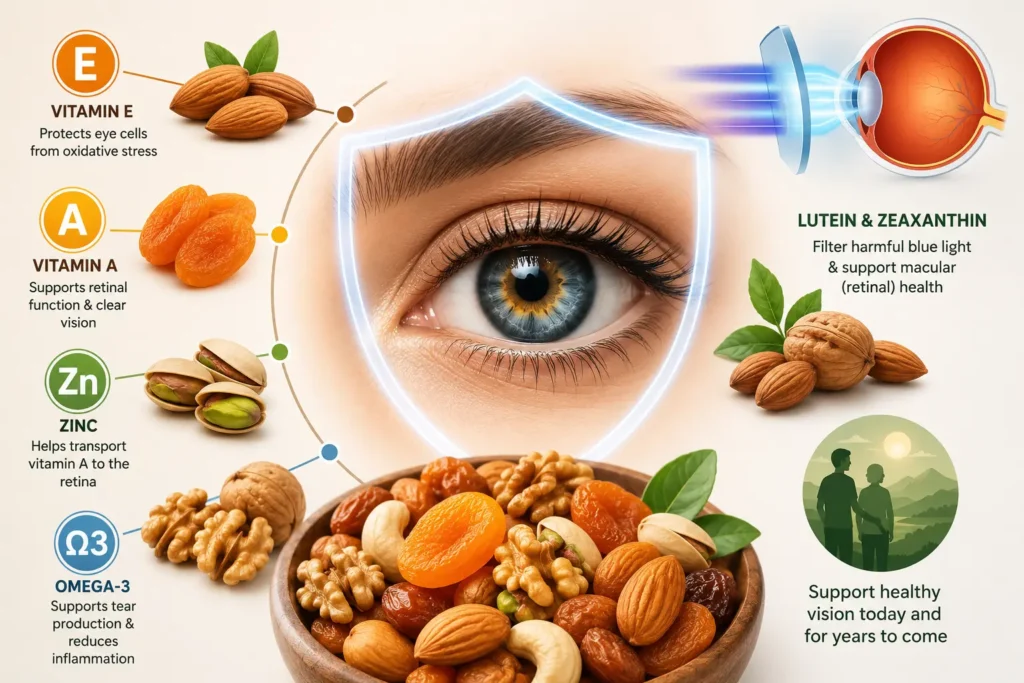 How Dry Fruits Support Eye Health Naturally