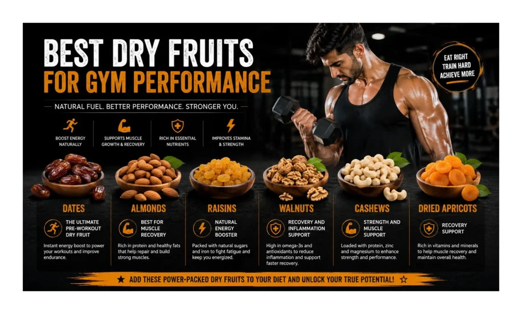 Dry Fruits for Increasing Gym Performance