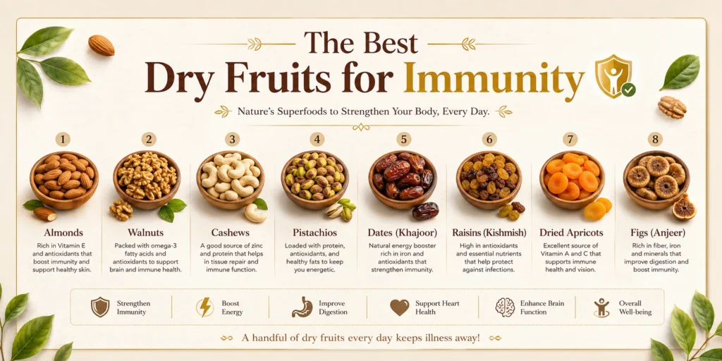 The Best Dry Fruits for Immunity