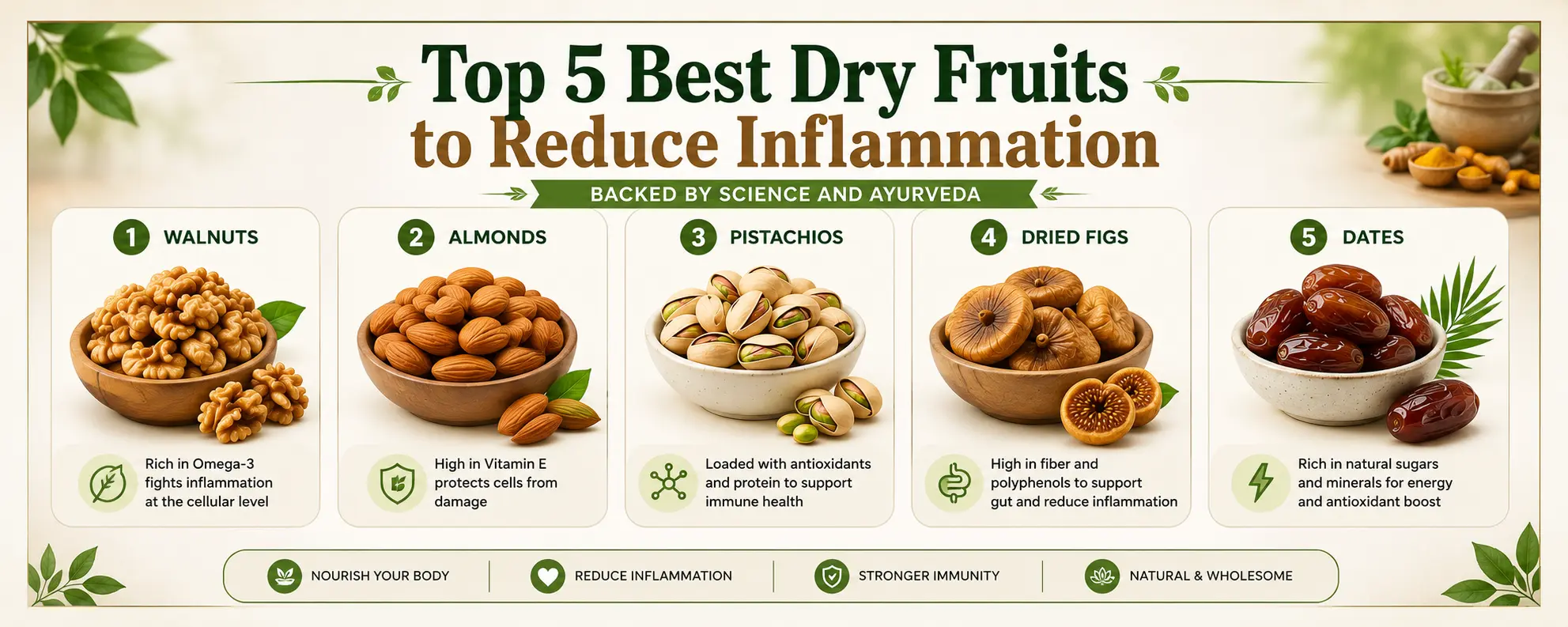 Top 5 Best Dry Fruits to Reduce Inflammation